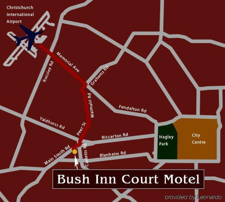 Bush Inn Court Motel Christchurch Exterior foto